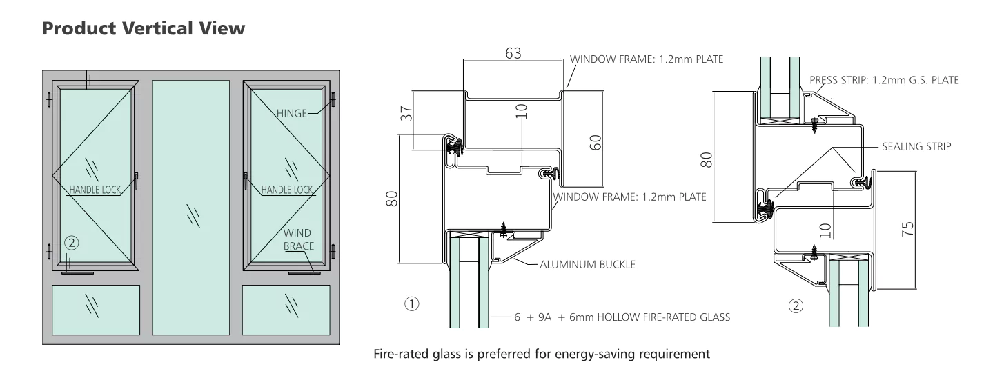 FIREPROOF GLAZING WINDOWS